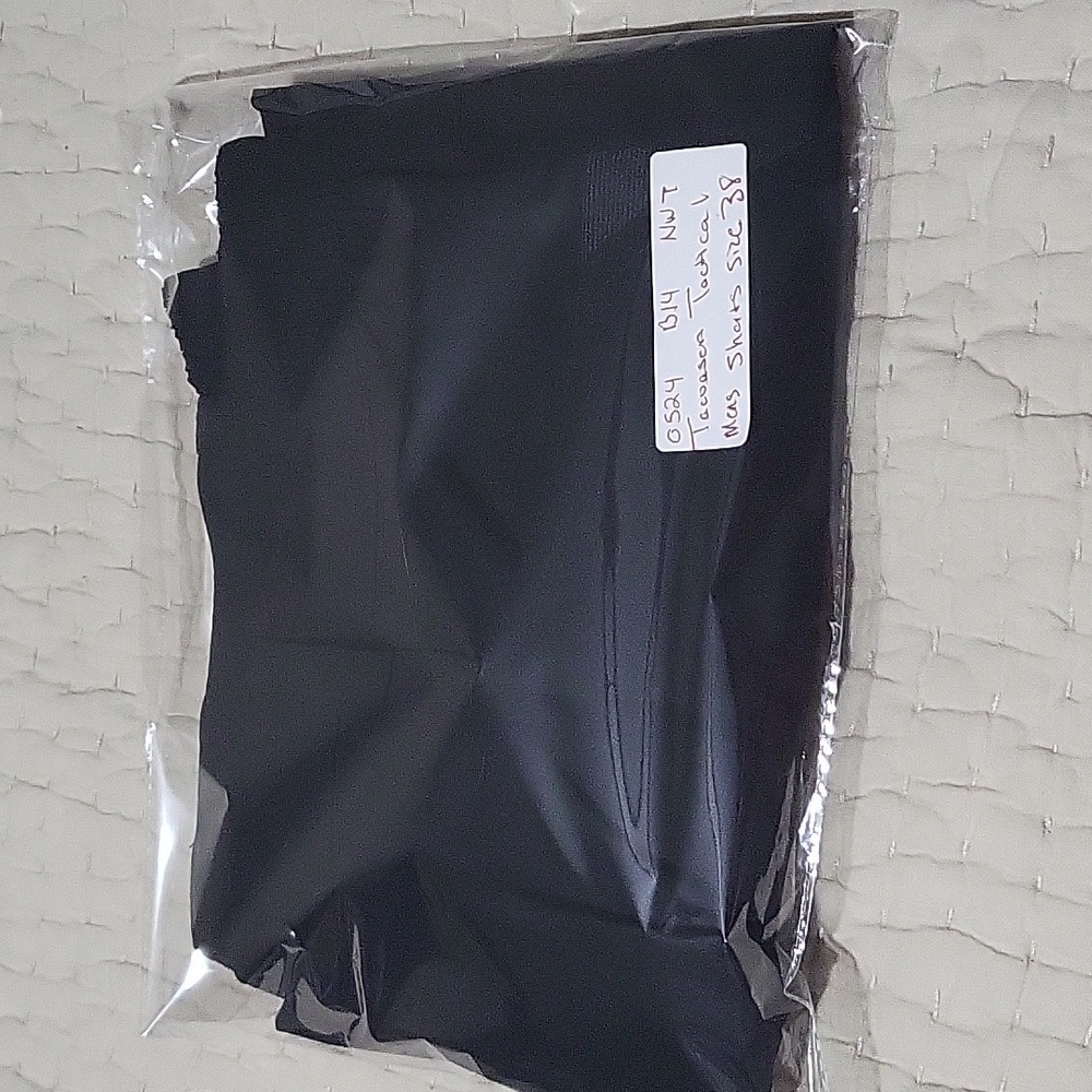 NWT Tacvasen Tactical Performance Black Cargo Shorts Mens Size 38 - Picture 8 of 8
